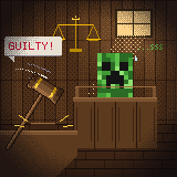 Creeper on Trial — studio concept art by Yamraj Plays Studios